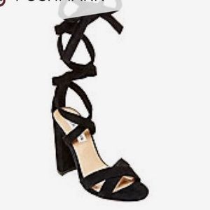 Steve Madden suede block heels